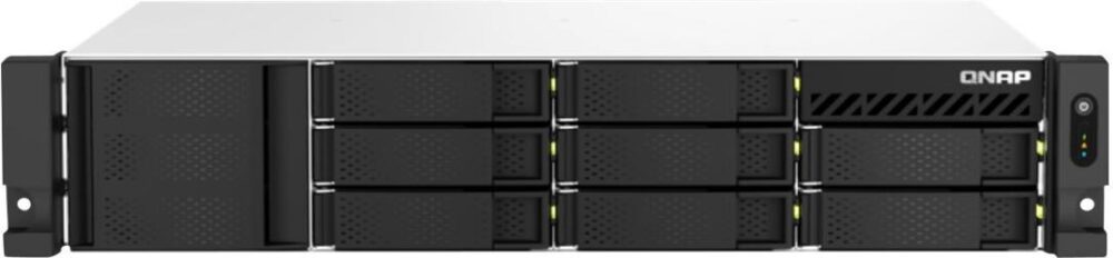 QNAP TS-873AeU-RP - NAS-Server - 8 Schächte - Rack - einbaufähig - SATA 6Gb/s - RAID 0, 1, 5, 6, 10, JBOD, 50, 60 - RAM 4GB - 2,5 Gigabit Ethernet - iSCSI Support - 2U (TS-873AEU-RP-4G)