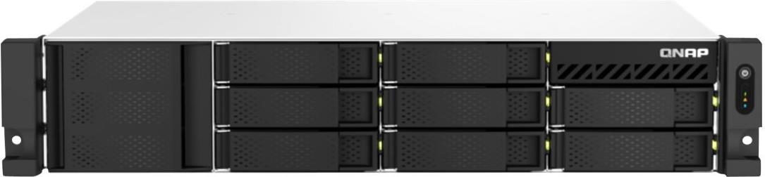 QNAP TS-873AeU-RP - NAS-Server - 8 Schächte - Rack - einbaufähig - SATA 6Gb/s - RAID 0, 1, 5, 6, 10, JBOD, 50, 60 - RAM 4GB - 2,5 Gigabit Ethernet - iSCSI Support - 2U (TS-873AEU-RP-4G)