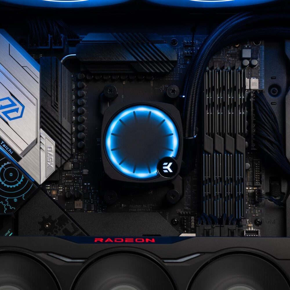 EK Water Blocks Nucleus AIO CR360 Lux D-RGB Prozessor All-in-One-Flüssigkeitskühler 12 cm Schwarz 1 Stück(e) (3831109851685)