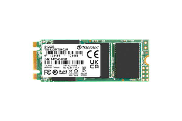 Transcend MTS602M M.2 512 GB Serial ATA III MLC NAND (TS512GMTS602M)