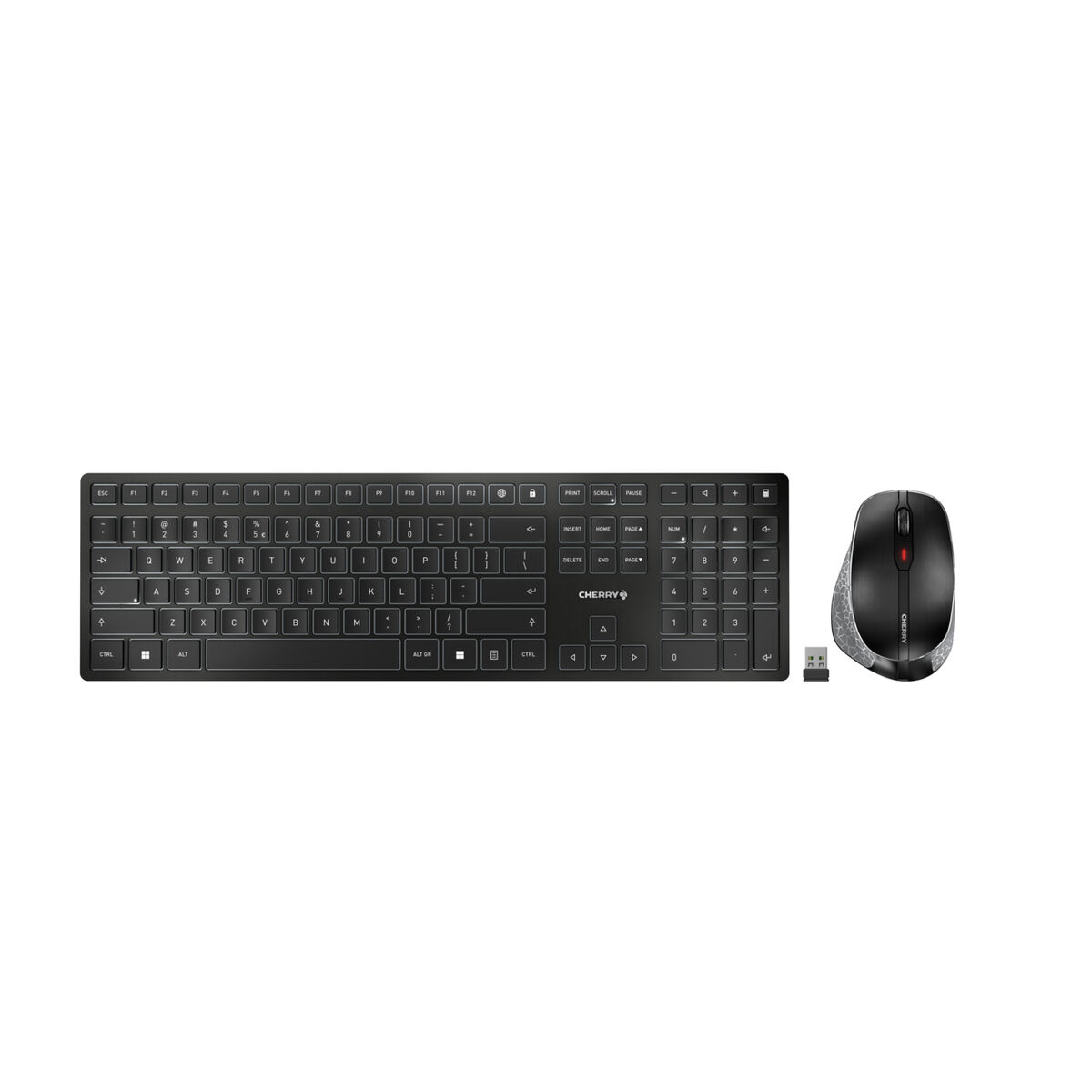 Tastiera e Mouse Wireless Cherry JD-9500ES-2 Grigio Spagnolo Qwerty in Spagnolo