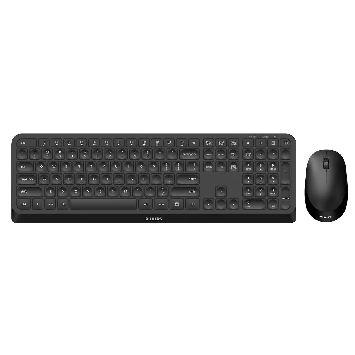 Tastiera e Mouse Philips SPT6307B/16 Nero QWERTY