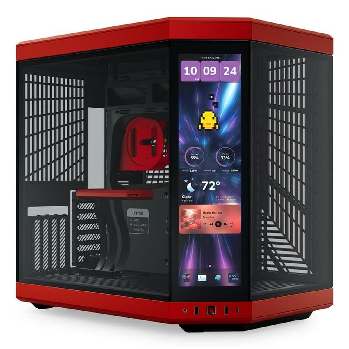 Case computer desktop ATX Hyte CS-HYTE-Y70TTI-RB Nero