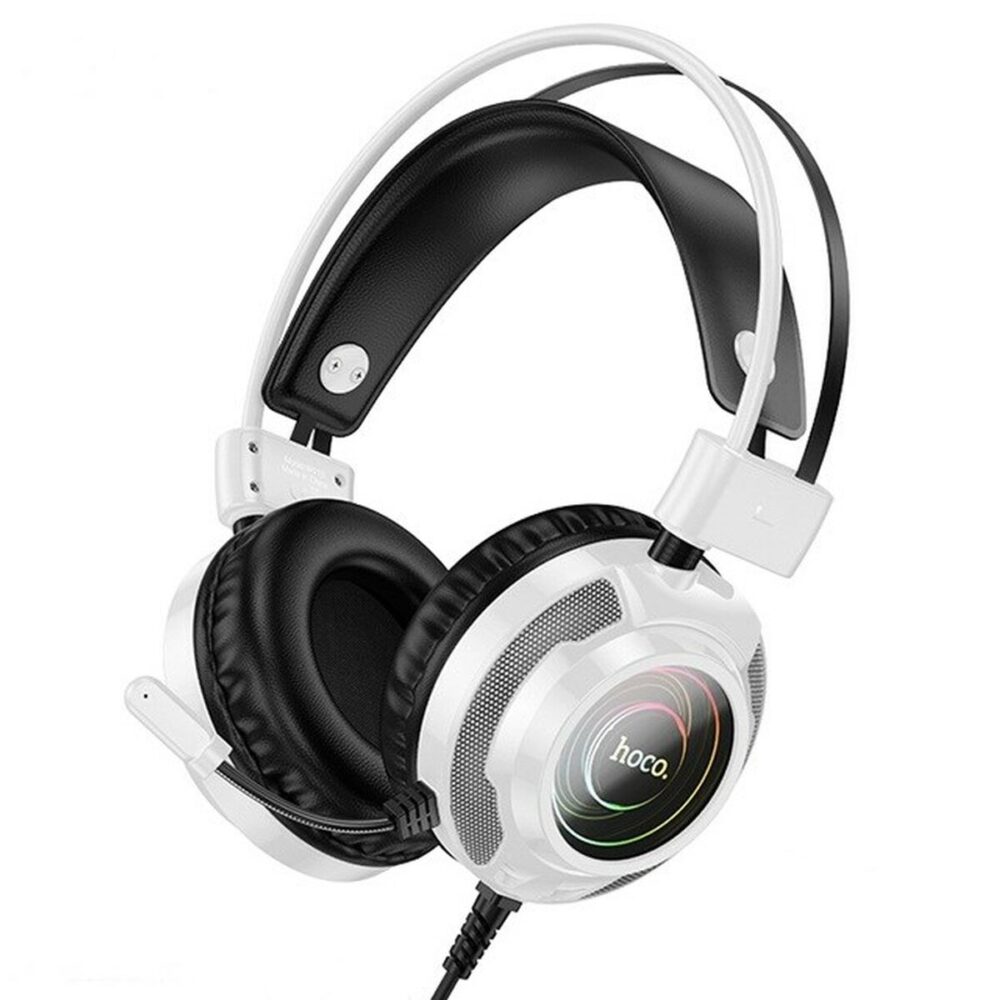Auricolari con Microfono Hoco W110 Bianco Nero
