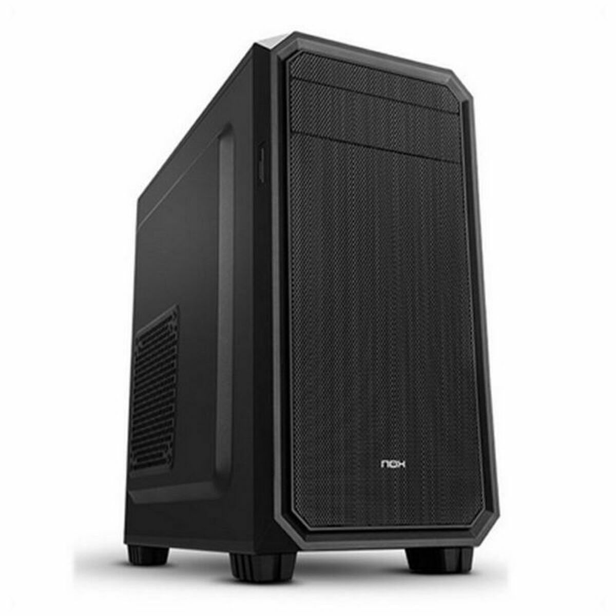 Cassa Minitorre Micro ATX con Lettore di Schede Nox-Xtreme NXCBAYMX2 Nero