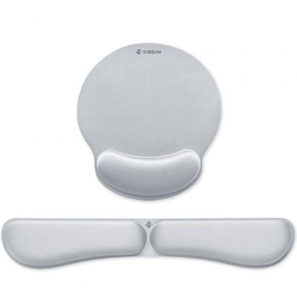 Tappetino per Mouse Subblim SUBMP-04E021 Argentato