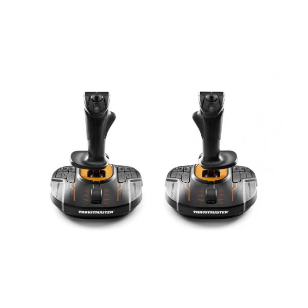 Thrustmaster T.16000M FCS SPACE SIM DUO Nero, Arancione USB Joystick Analogico/Digitale PC (THRUSTMASTER T.16000M FCS SPACE SIM DUO)