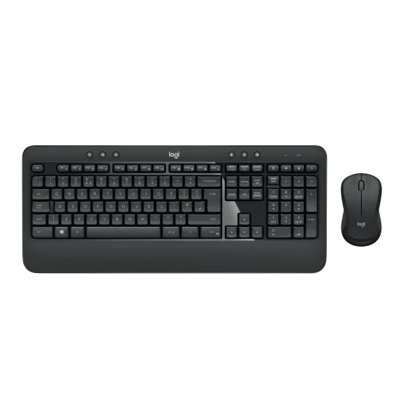 Logitech MK540 Advanced Combo Tastiera e Mouse Wireless per Windows, Ricevitore USB Unifying 2,4 GHz, Tasti di Scelta Rapida Multimediali, Durata Batteria di 3 Anni, per PC, Laptop (MK540 Wireless ComboKeyboard - Italian with mouse - Warranty: 24M)