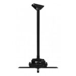 B-Tech BT893-FD supporto per proiettore Soffitto Nero, Cromo (BTEBT893 + BTEBT7808B + BTEBT7850-100C - Bundle - Heavy Duty Projector Ceiling Mount with Micro-Adjustment + Ceiling / Wall Mount with Ti