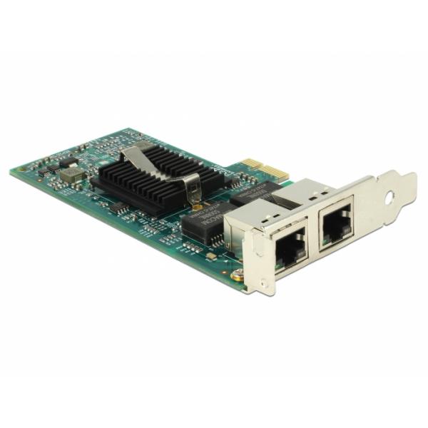 DeLOCK 89944 scheda di rete e adattatore Interno Ethernet 1000 Mbit/s (Delock PCI Express Card > 2 x Gigabit)