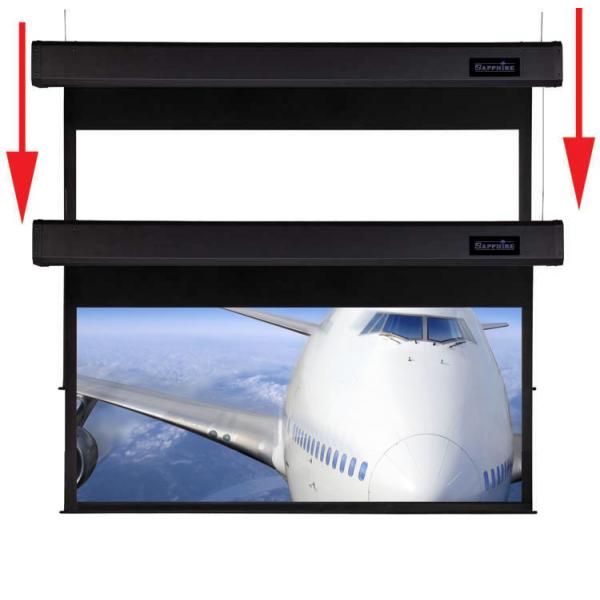 Sapphire AV SSM240RADWSF-10 schermo per proiettore 2,74 m [108] 16:10 (SSM240RADWSF-10 Smart Move Electric Projection Screen 2.4m 16:10)