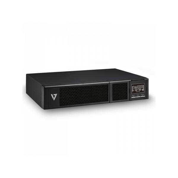 V7 UPS 1500VA MONTAGGIO SU RACK 2U LCD (1500VA ON LINE UPS 230V 2U LCD - 8 IEC RACK/TWR AVR ECO SNMP NC)