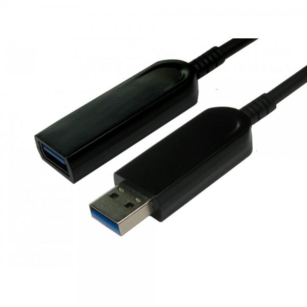 Cables Direct AOCUSB3-EXT010 cavo USB USB 3.2 Gen 1 [3.1 Gen 1] 10 m USB A Nero (10m USB3.0 AOC Extension Cable)
