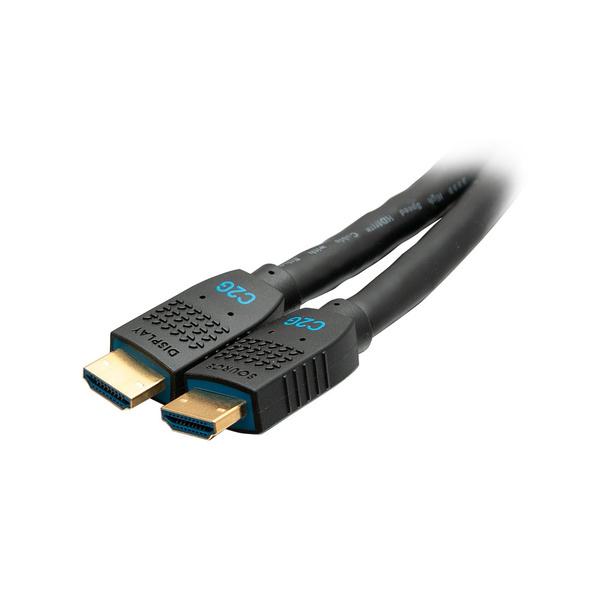 C2G Cavo HDMI® ad alta velocità, attivo e ultra flessibile da 7,6 m della serie Performance - 60 Hz a parete, classificazione CMG [FT4] (C2G 25ft Ultra Flexible 4K Active HDMI)