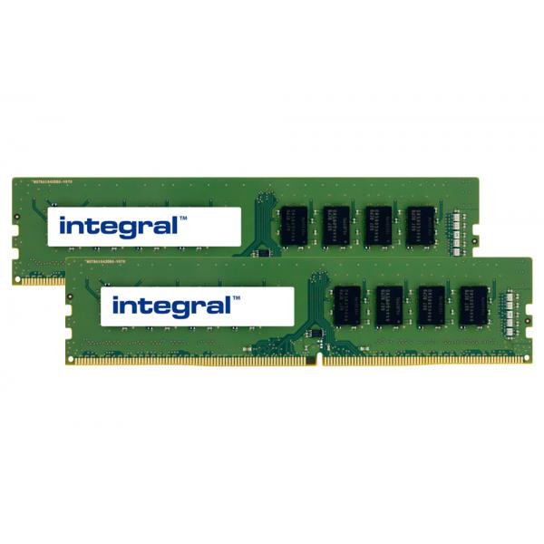 Integral CT2K32G4DFD8266-IN memoria 64 GB 2 x 32 GB DDR4 2666 MHz (64GB [2X32GB] PC RAM MODULE KIT DDR4 2666MHZ PC3-21300 UNBUFFERED NON-ECC DIMM 1.2V 2GX8 CL19 INTEGRAL)