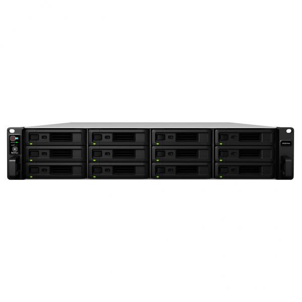 Synology RackStation RS3618xs/96TB HAT5310 NAS Armadio [2U] Intel® Xeon® D D-1521 8 GB DDR4 HDD DiskStation Manager Nero (Synology RS3618xs/96TB HAT5310 12 Bay)
