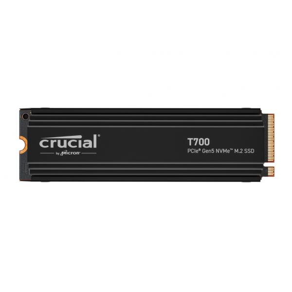Crucial T700 4 TB M.2 PCI Express 5.0 NVMe (Crucial T700 - SSD - encrypted - 4 TB - internal - M.2 - PCI Express 5.0 [NVMe] - TCG Opal Encryption 2.01)