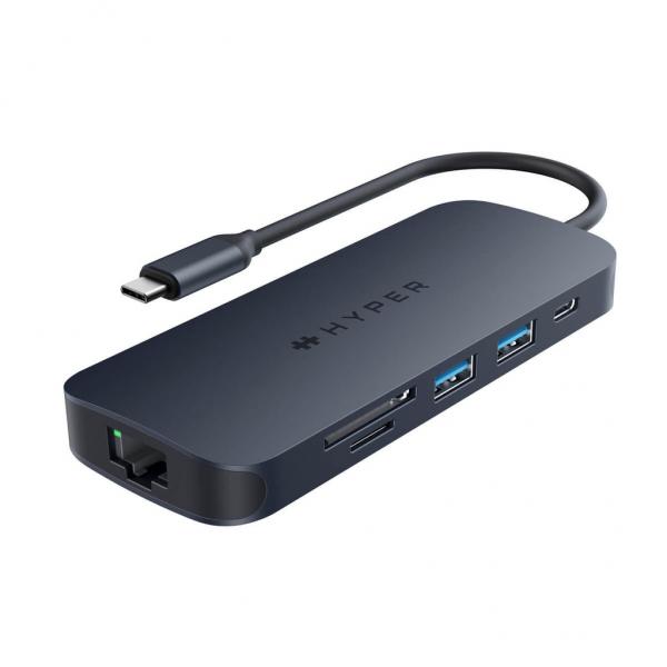 Targus HD4004GL replicatore di porte e docking station per laptop USB tipo-C Blu (Hyper HyperDrive GEN2 12 i 1 USB-C doc)