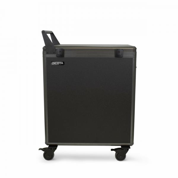 DICOTA D32004-CH portable device management cart& cabinet Carrello per la gestione dei dispositivi portatili Nero (CHARGING TROLLEY FOR 14 LAPTOPS - CH VERSION)