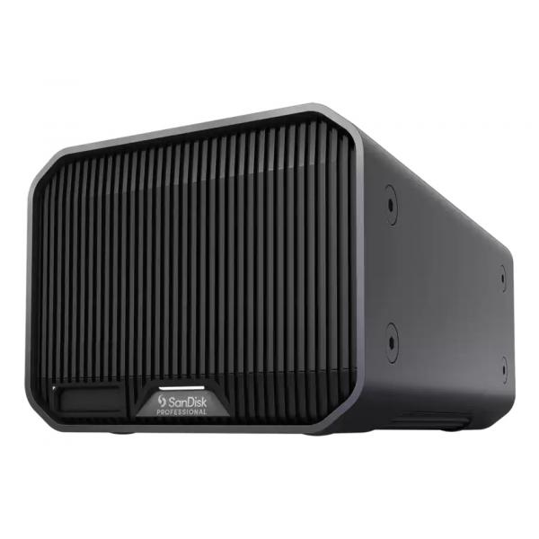 SanDisk G-RAID MIRROR disco rigido esterno 16 TB 7200 Giri/min USB tipo-C Grigio (SanDisk Professional G-RAID MIRROR - Hard drive - Enterprise - 16 TB - external [desktop] - USB 3.2 Gen 1 / Thunderbolt 3 [USB-C connector] - 7200 rpm - space grey)