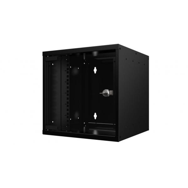 LOGON RSM06U30MNBL rack Da parete Nero (10 6U Rack Wallmount Cabinet - 312 x 300 x 300mm - Black - Unassembled - Warranty: 60M)