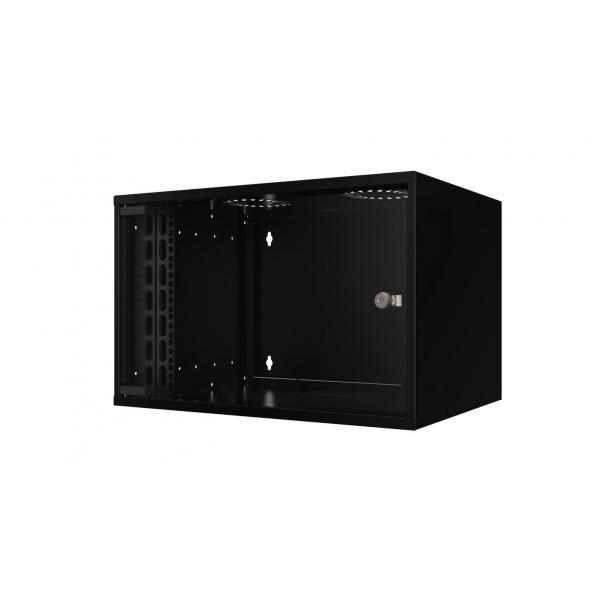 Lanview RUM07U40MNBL rack 7U Nero (19'' 7U Rack Wall Mount 565 x - 400 x 350mm SOHO - Black - - Unassembled - Warranty: 60M)
