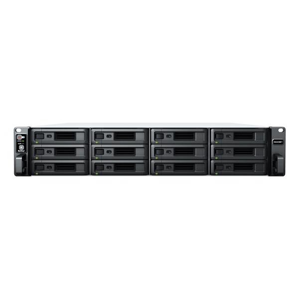 Synology RackStation RS2423RP+ NAS Armadio [2U] Ryzen Embedded V1780B 8 GB DDR4 96 TB HDD DiskStation Manager Nero (Synology RS2423RP+/96TB SATA)