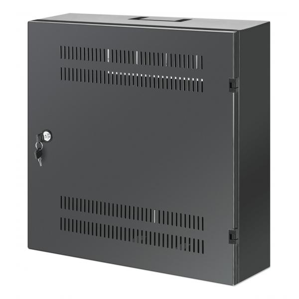 Intellinet 713689 rack 2U/4U Da parete Nero (LOW PROFILE 19IN WALL MOUNT- - CABINET BLACK 4U/HORIZ 2U/VERTI)