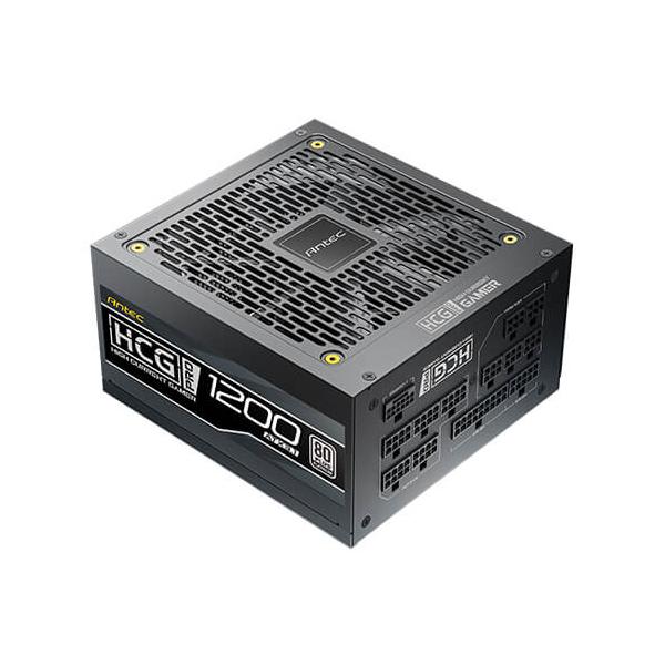 Antec HIGH CURRENT GAMER HCG1200 PRO P GB alimentatore per computer 1200 W 20+4 pin ATX ATX Nero (Antec HCG1200 PRO Platinum ATX 3.1 Power Supply - 1200W, Fully Modular, 80 PLUS Platinum Certified, Silent Fan, High-Performance Gaming PSU)