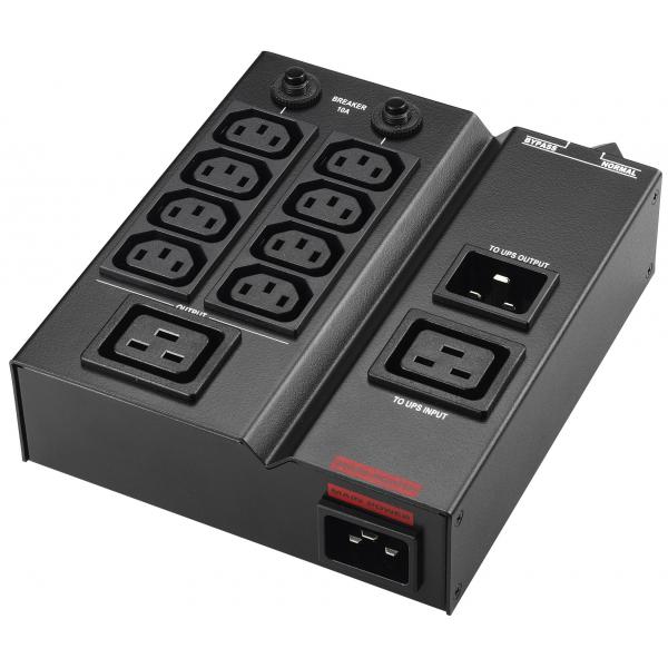 PowerWalker MBS/PDU IEC 1-3kVA unità di distribuzione dell'energia [PDU] 9 presa[e] AC Nero (MBS/PDU IEC 1-3kVA - Maintenance Bypass Switch - Can be used as Power Distribution Unit - Warranty: 24M)