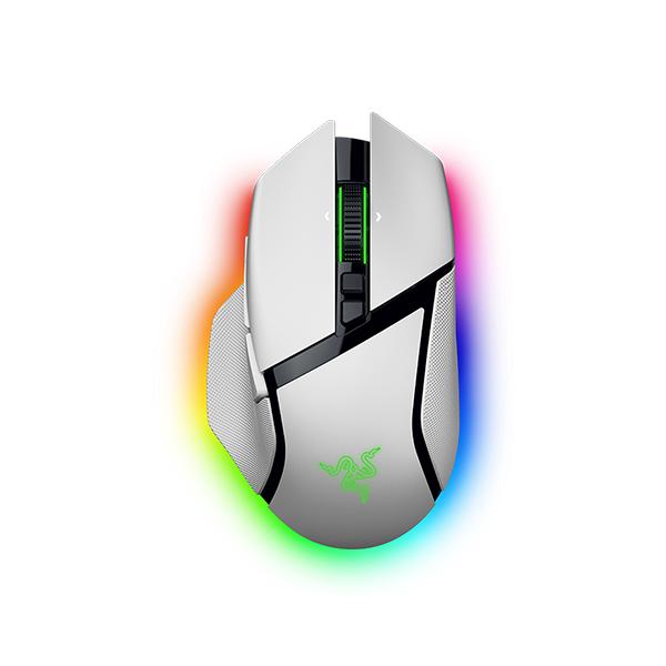 Razer Basilisk V3 Pro 35K mouse Gaming Mano destra RF Wireless + Bluetooth + USB Type-A Ottico 35000 DPI (Basilisk V3 Pro 35K - White)