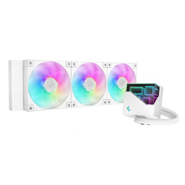 DeepCool LT360 Processore Raffreddatore di liquidi tutto in uno 12 cm Bianco 1 pz (Deepcool LT360 ARGB White CPU Cooler)