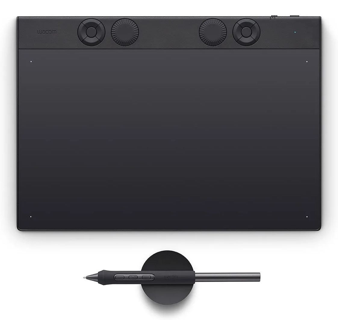 Wacom Intuos Pro Medium – 2025 tavoletta grafica Nero 263 x 148 mm USB/Bluetooth (WACOM Tablet Intous Pro Medium [2025])