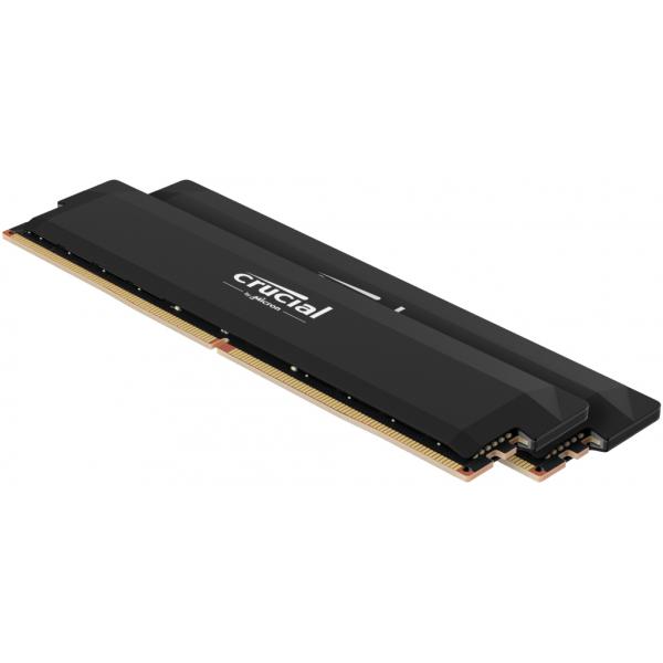 Crucial Pro OC memoria 64 GB 2 x 32 GB DDR5 6400 MHz (Crucial Pro OC - DDR5 - kit - 64 GB: 2 x 32 GB - DIMM 288-pin - 3200 MHz / PC5-51200 - CL40 - 1.35 V - unbuffered - on-die ECC - black)