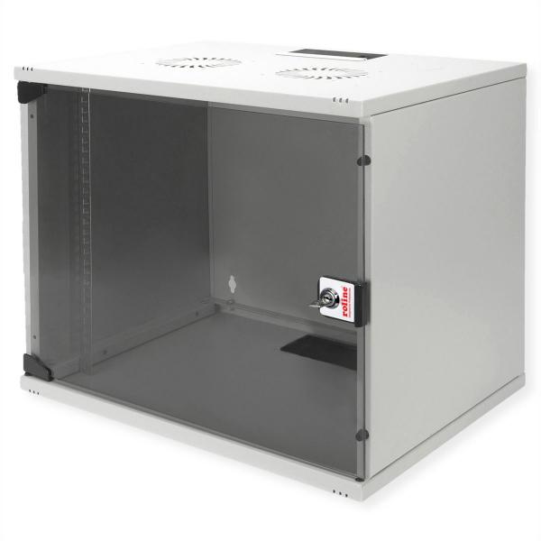 ROLINE 26.21.0017 rack 9U Da parete Grigio (19IN WANDGEH. BASIC 9 HE - 540X400 BXT BAUSATZ GRAU)