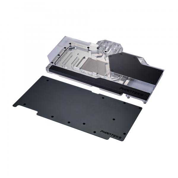 Phanteks PH-GB3090TIMS_BK01_BP sistema di raffreddamento per computer Scheda grafica, Scheda madre, Processore Kit di raffreddamento a liquido Nero 1 pz (PHANTEKS Glacier G3090Ti GPU Water Blo)