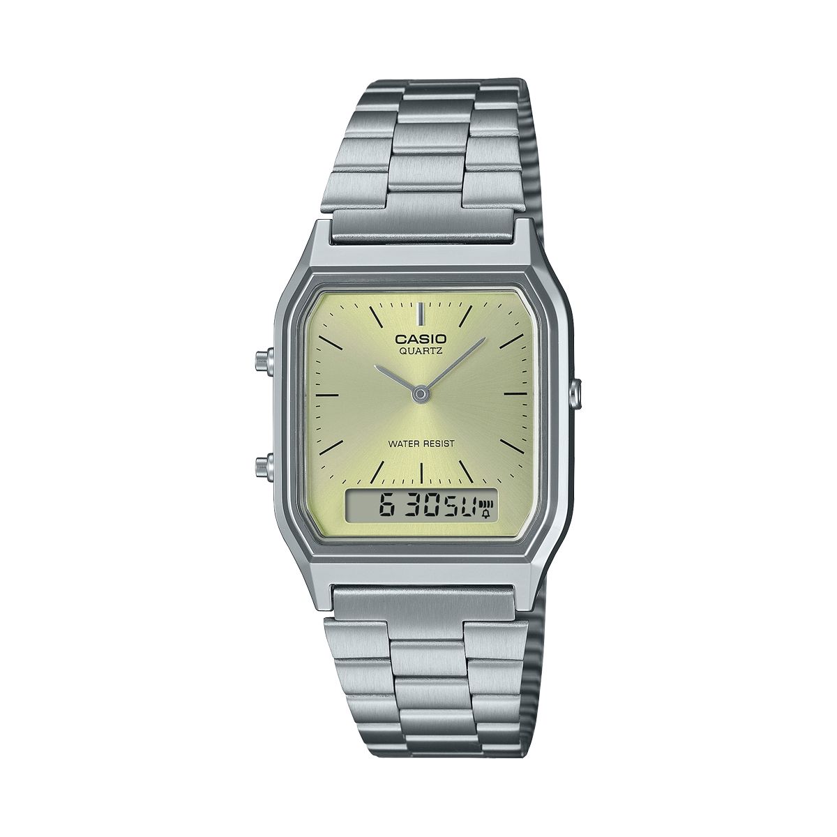 CASIO VINTAGE Mod. EDGY COLLECTION SUNRAY DIAL - GREEN LEMON