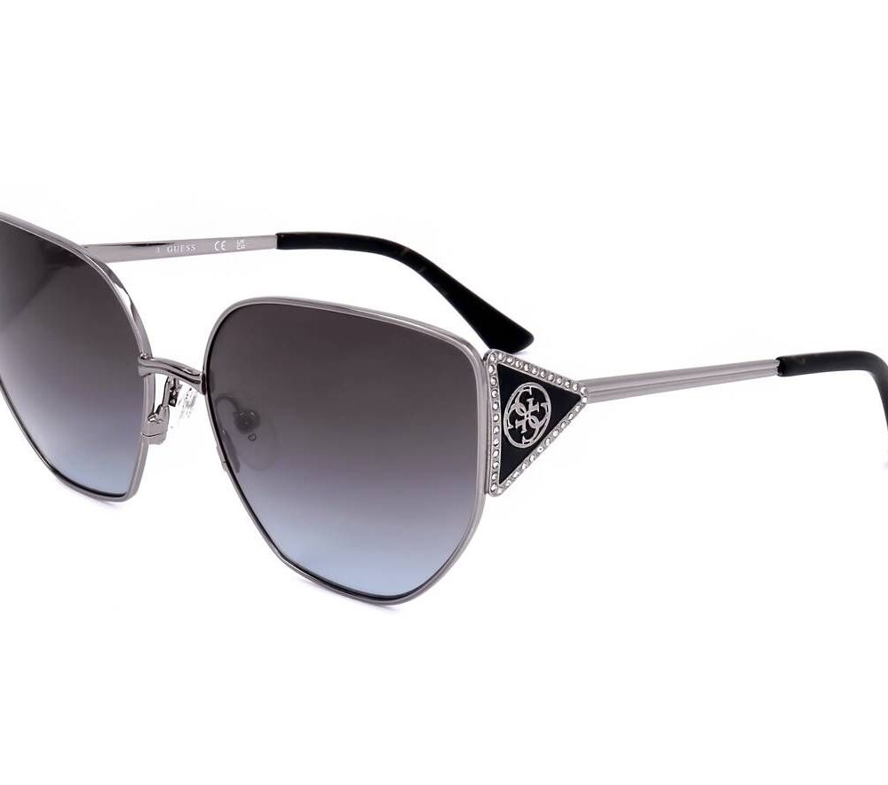 GUESS SUNGLASSES Mod. GU7875 SHINY LIGHT NICKELTIN