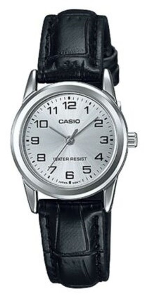 CASIO COLLECTION Mod. LADY 3H. LEATHER - SILVER