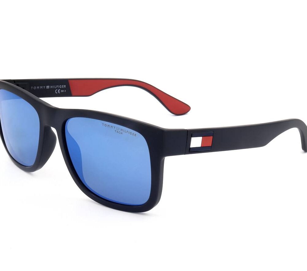 TOMMY HILFIGER SUNGLASSES - TECH LENSES Mod. TH 1556_S MATTE BLUE