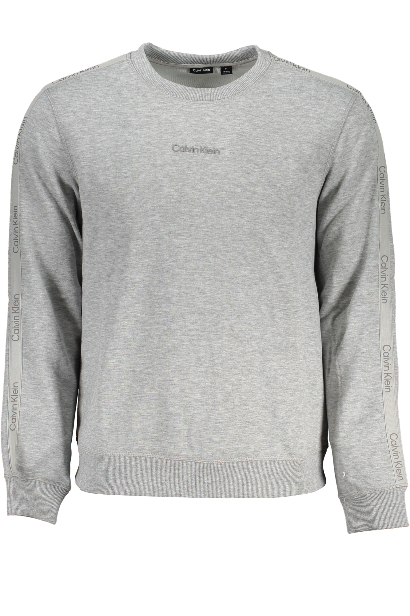 CALVIN KLEIN FELPA SENZA ZIP UOMO GRIGIO