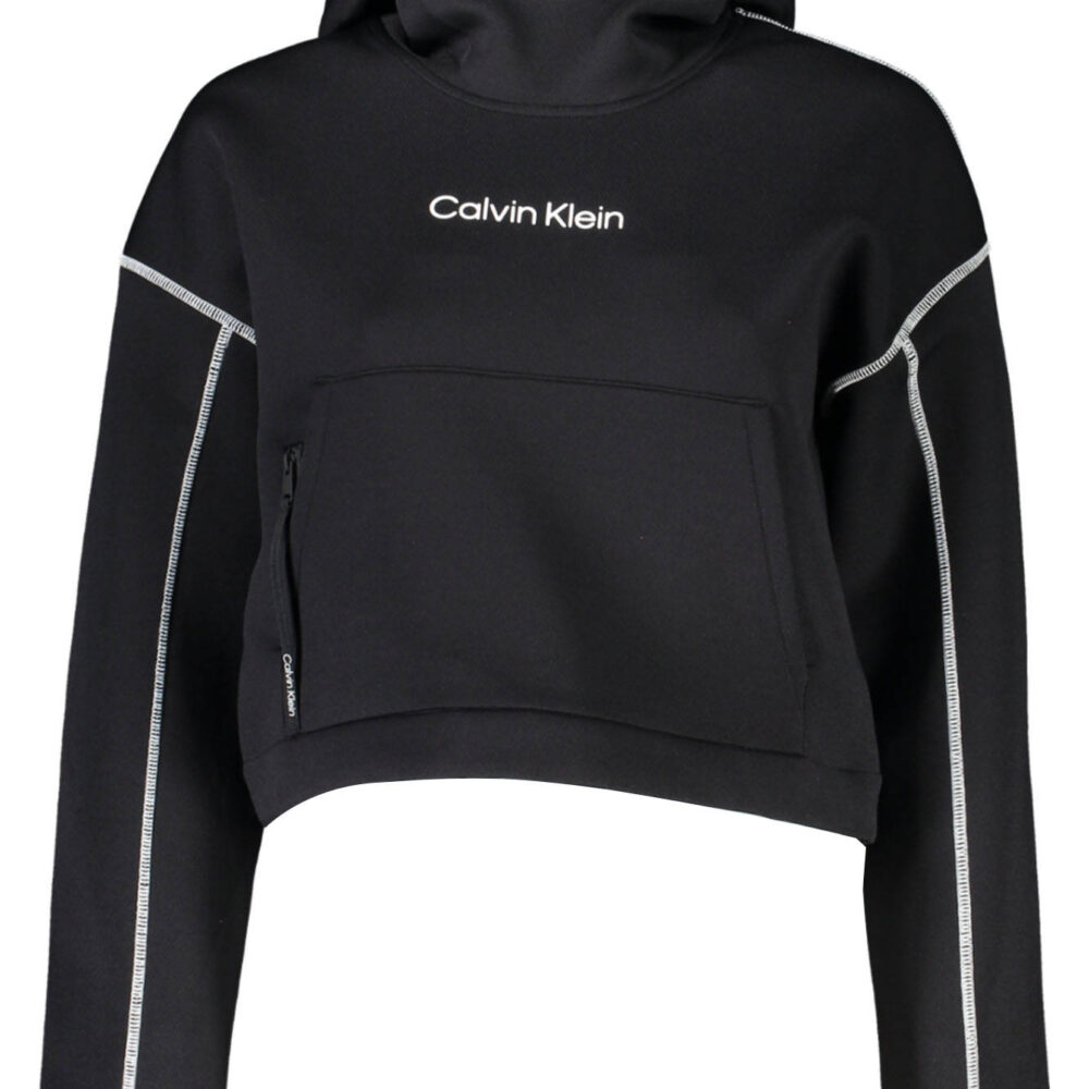 CALVIN KLEIN FELPA SENZA ZIP DONNA NERO