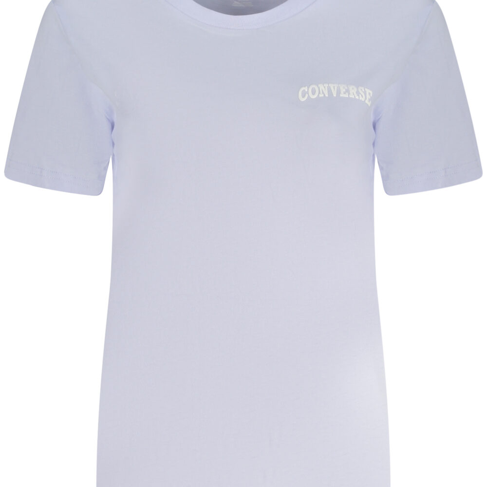 CONVERSE T-SHIRT MANICHE CORTE DONNA VIOLA