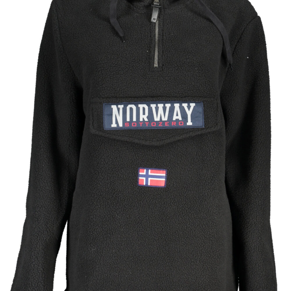 NORWAY 1963 FELPA SENZA ZIP DONNA NERO