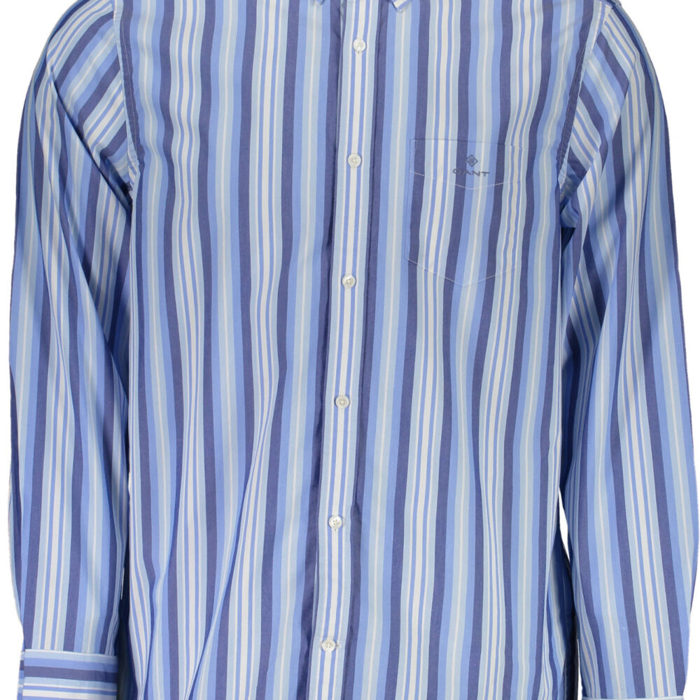GANT CAMICIA MANICHE LUNGHE UOMO AZZURRO