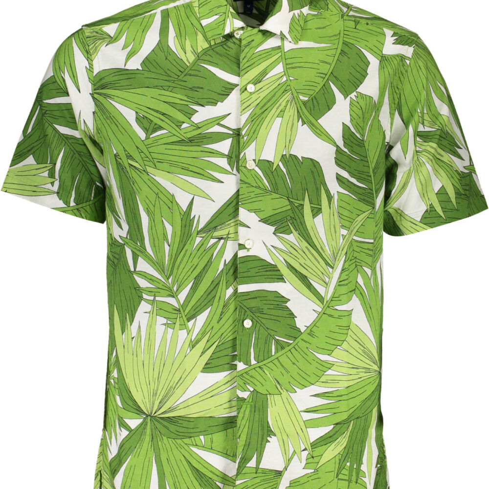 GANT CAMICIA MANICHE CORTE UOMO VERDE