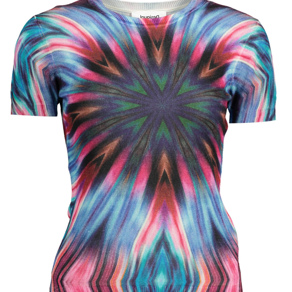 DESIGUAL MAGLIA DONNA BLU