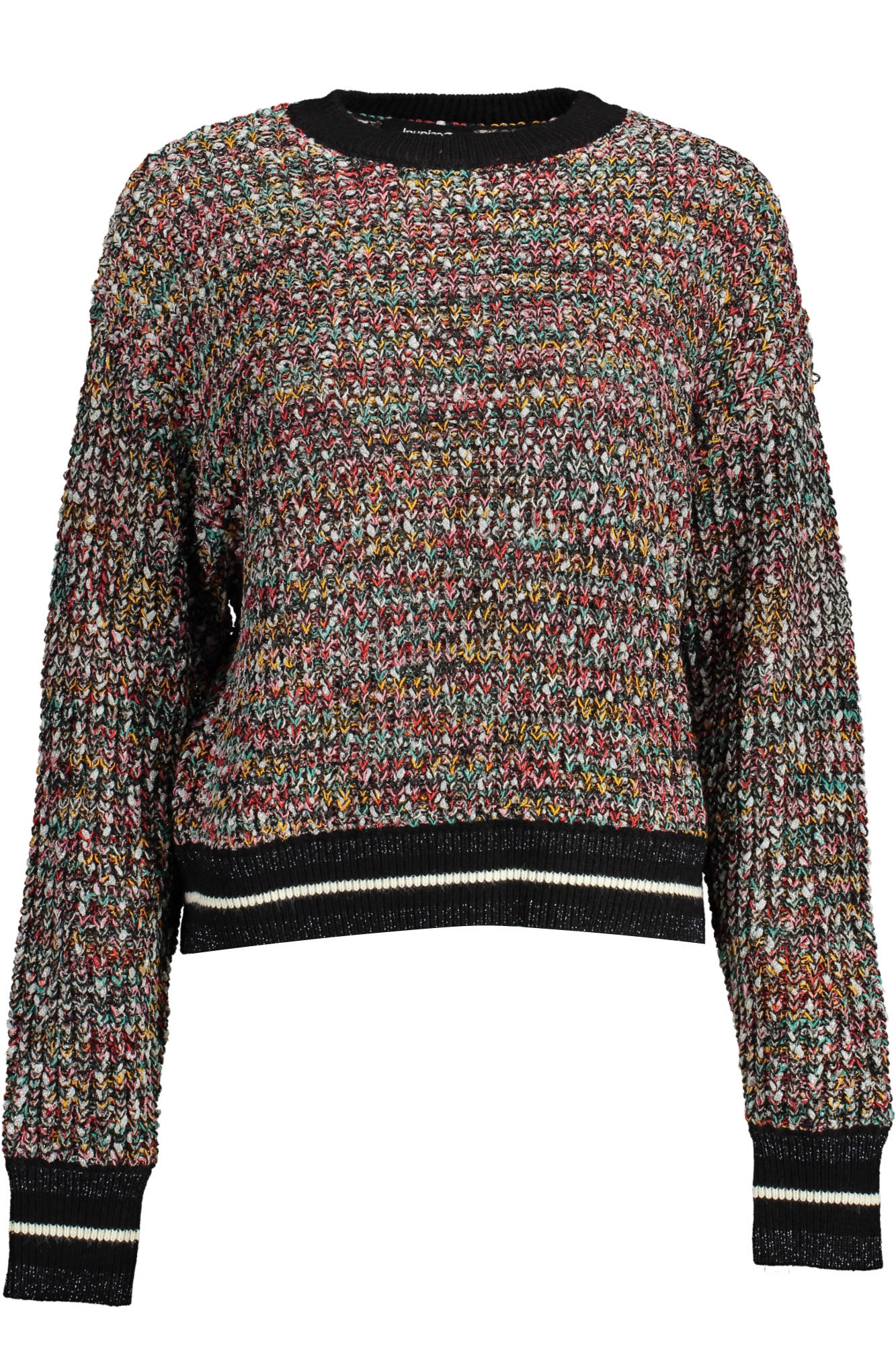 DESIGUAL MAGLIA DONNA NERO