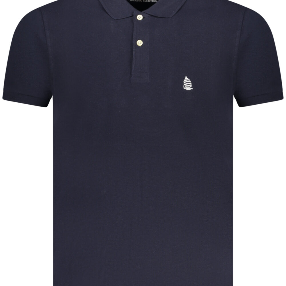 MARINA YACHTING POLO MANICHE CORTE UOMO BLU