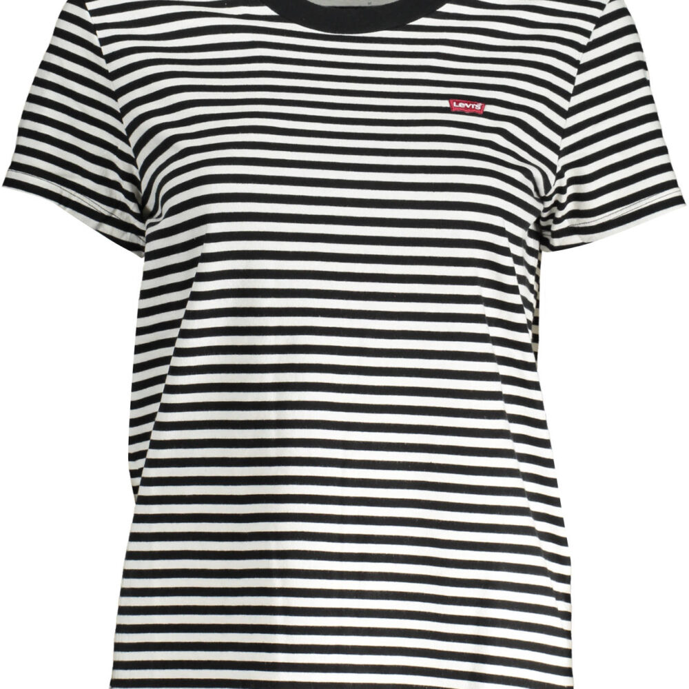 LEVI'S T-SHIRT MANICHE CORTE DONNA NERO